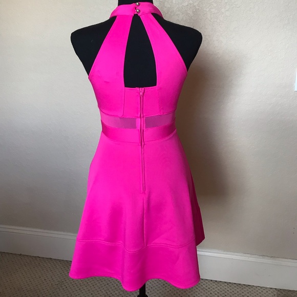 Hot pink fit in flare dress! - Picture 3 of 3